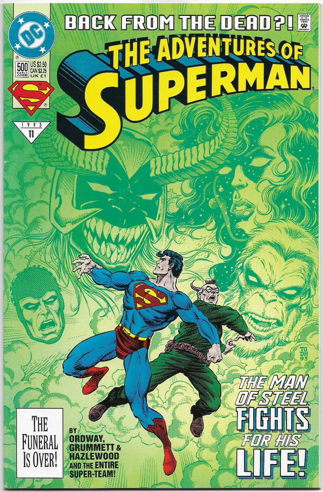 Adventures of Superman #500 - 1993 DC Comic Book