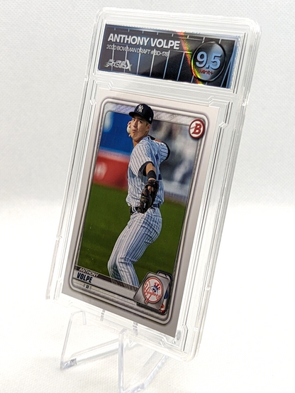 Anthony Volpe #BD-178 2020 Bowman Draft NY Yankees Graded 9.5