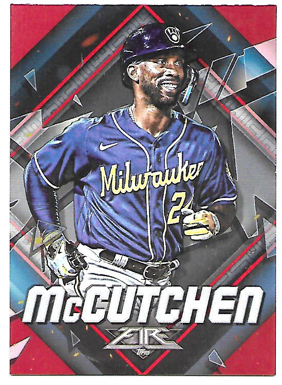 Andrew McCutchen [Flame] #146 2022 Topps Fire
