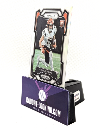 Charlie Jones - 2023 Panini Prizm #317 Refractor RC Bengals