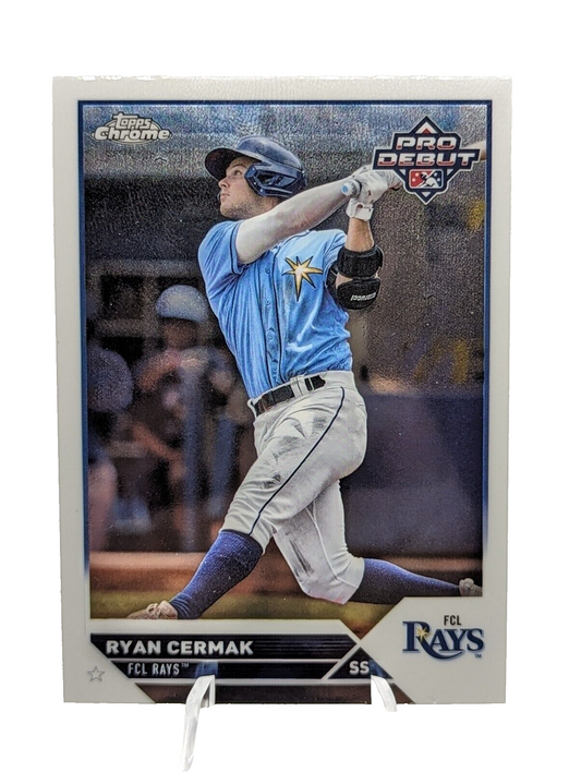 Ryan Cermak - 2023 Pro Debut Chrome Base #PDC-1 FCL Rays