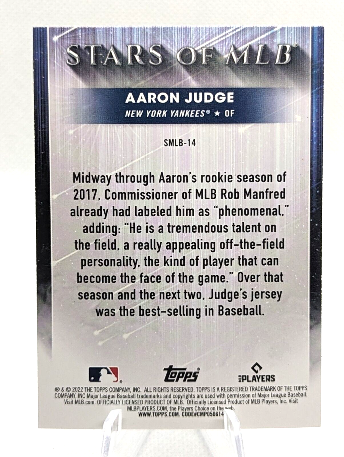 Aaron Judge #SMLB-14 2022 Topps Stars Of MLB