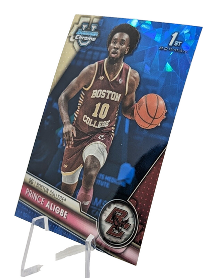 2023-24 Bowman Chrome U Sapphire Prince Aligbe #13 Boston College