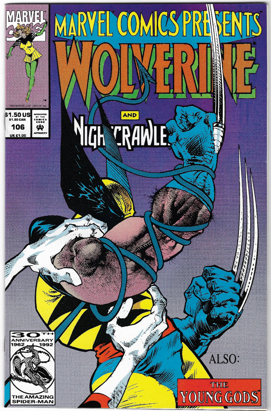 Marvel Comics Presents #106 - 1992 Marvel Comics Wolverine Ghost Rider Dr Strang