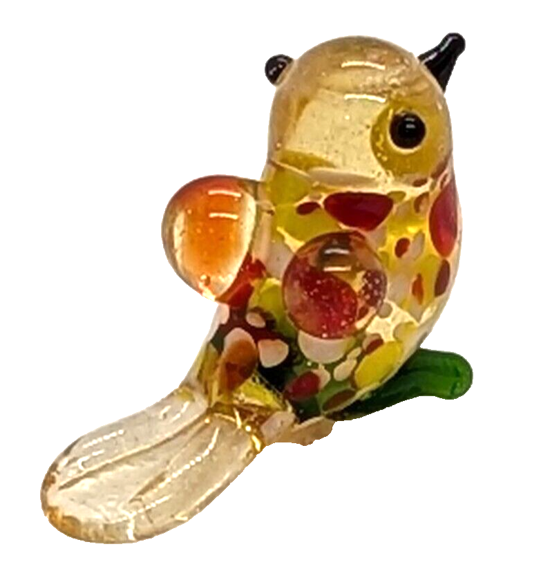 Ganz World Miniature Mini Glass Collectible Figurine Bird