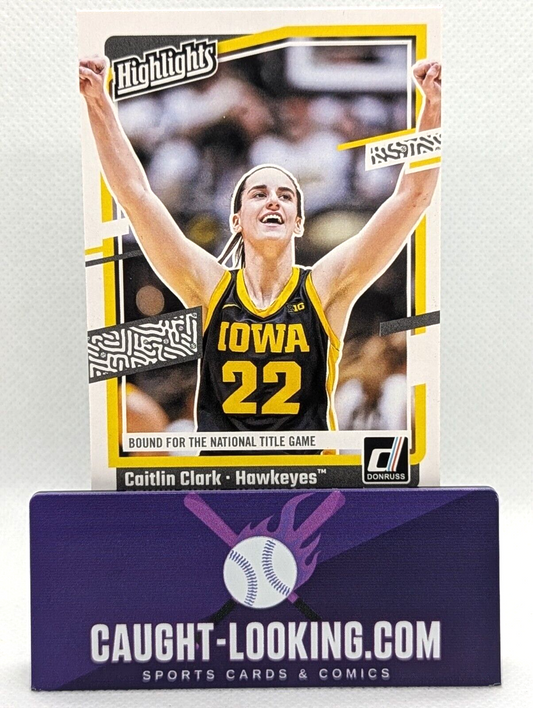 2024 Panini Caitlin Clark Collection - Highlights #H9 Caitlin Clark (RC)