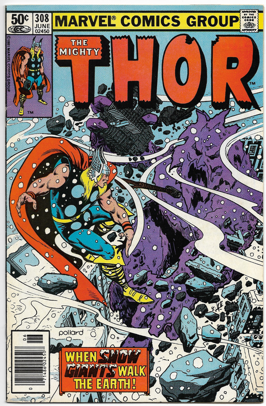 Thor #308 - 1981 Marvel Comic Book Loki & Karnilla Appearance