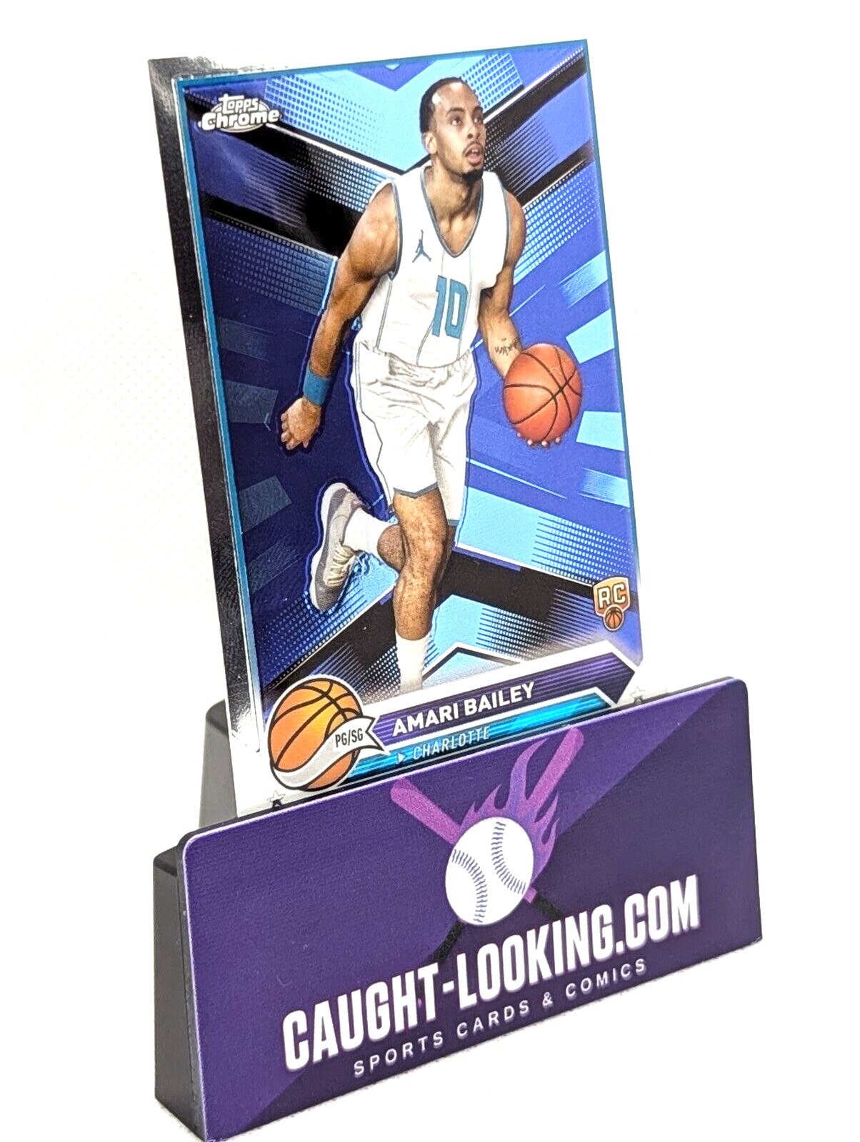 Amari Bailey - 2024 Topps Chrome Basketball RC Charlotte Hornets #172 NBA