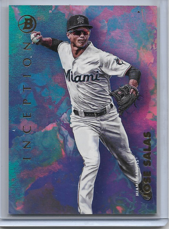Jose Salas #2 2021 Bowman Inception Miami Marlins