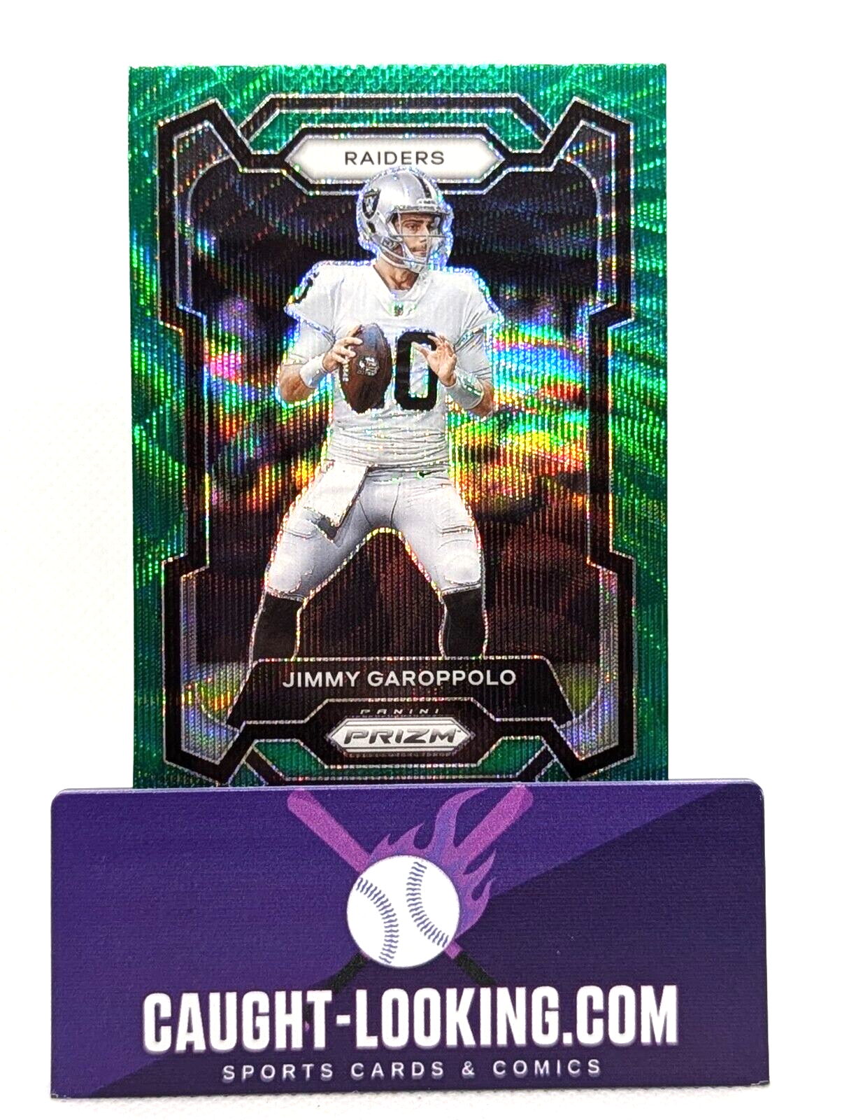 2023 Panini Prizm Green Pulsar Jimmy Garoppolo #176