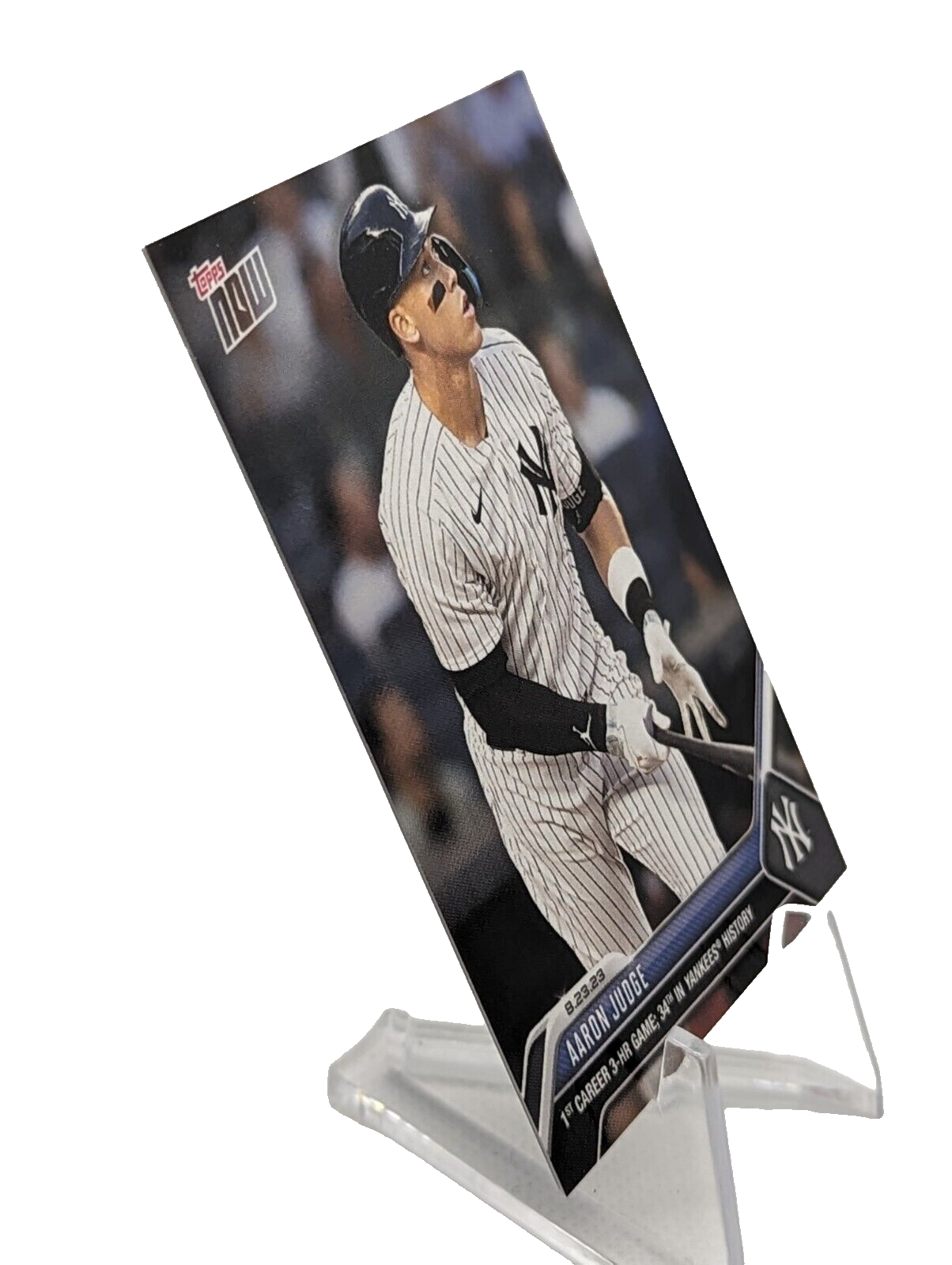 Aaron Judge 3 Home Runs 34th Yankees History 2023 MLB TOPPS NOW Card 754