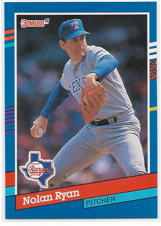 Nolan Ryan #89 1991 Donruss Texas Rangers Baseball Card