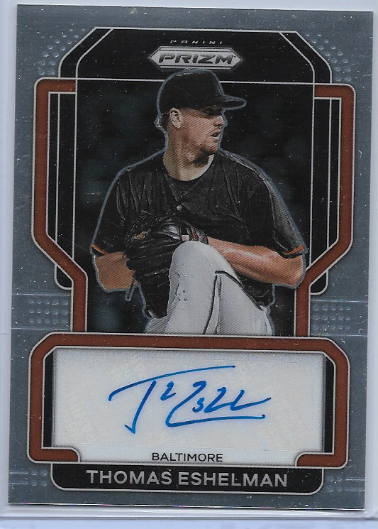 Thomas Eshelman #S-TE 2022 Panini Prizm Signatures - Orioles