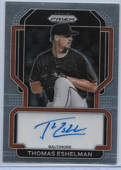 Thomas Eshelman #S-TE 2022 Panini Prizm Signatures - Orioles