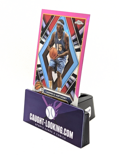 2023-24 Topps Chrome - Pink Refractor #27 Carmelo Anthony