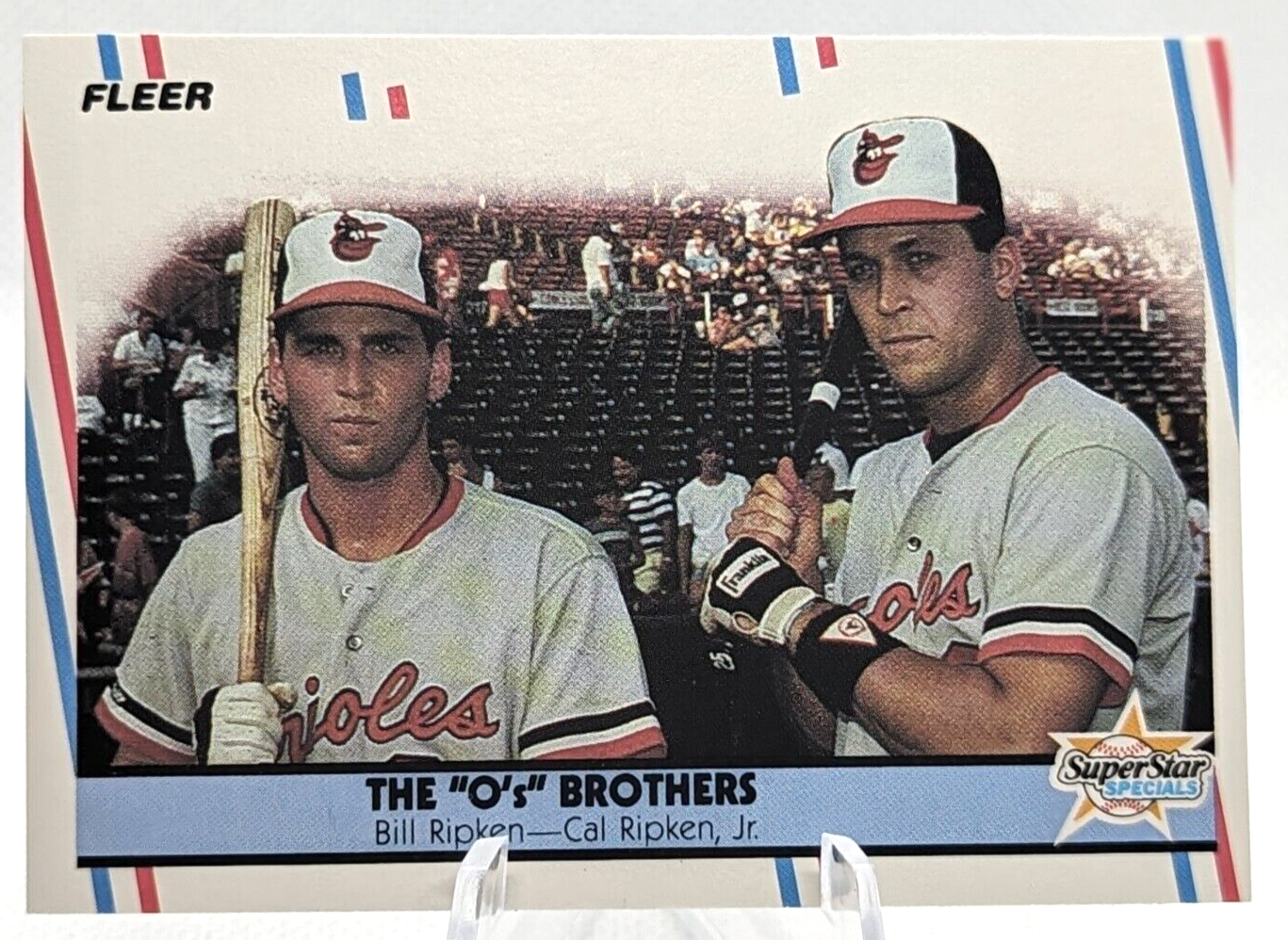 Billy Ripken, Cal Ripken Jr #640 1988 Fleer "The O's Brothers" Orioles