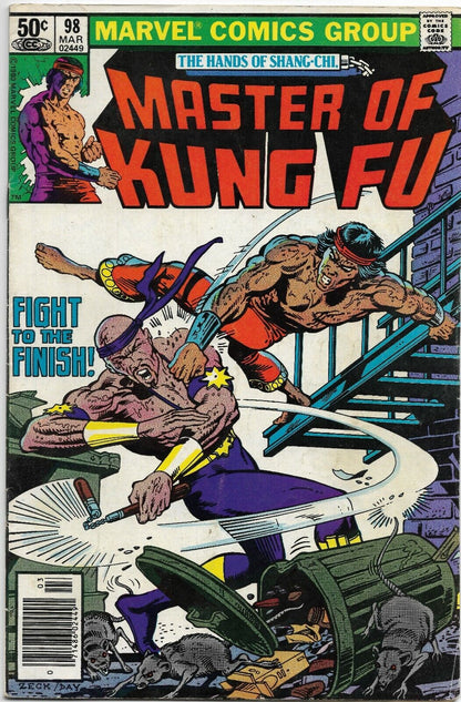 Master Of Kung Fu #98 - "The Journey as Goal" - 1981 Marvel Comic