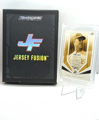 Don Drysdale #DD60 2022 Jersey Fusion Legendary Cuts Dodgers Game Used Swatch