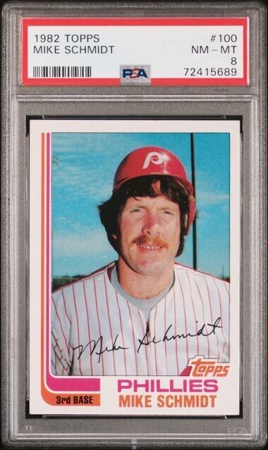 Mike Schmidt -PSA 8 - 1982 Topps Baseball Card #100