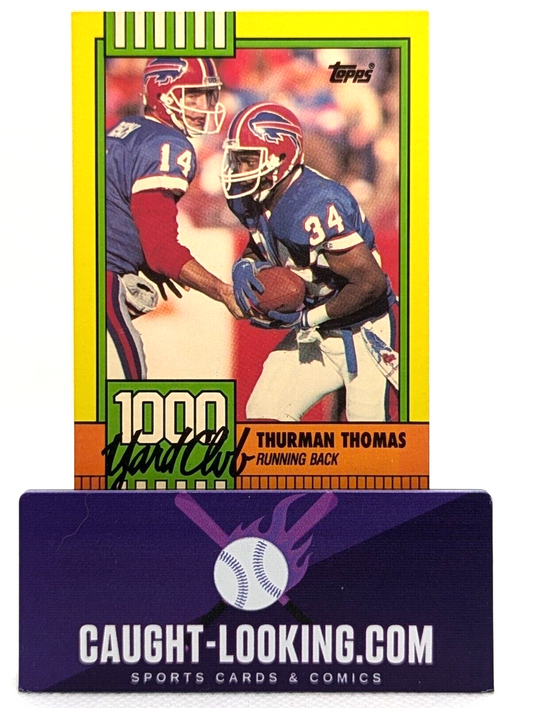 Thurman Thomas #11 1990 Topps 1000 Yard Club