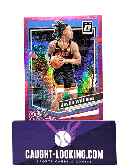 Jaylin Williams [Hyper Pink] #150 2023 Donruss Optic Oklahoma City Thunder