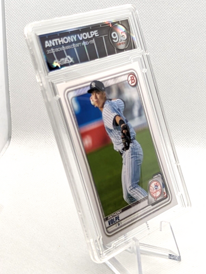 Anthony Volpe #BD-178 2020 Bowman Draft NY Yankees Graded 9.5