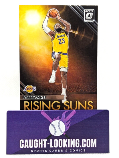 LeBron James #3 2023 Donruss Optic Rising Sun