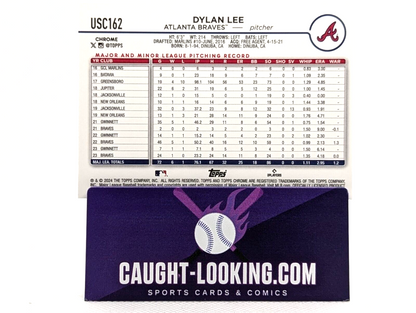Dylan Lee - 2024 Topps Chrome Negative Refractor #USC162 Atlanta Braves