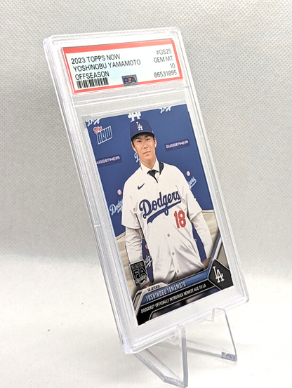 Yoshinobu Yamamoto 2023 Topps NOW Offseason #OS25 PSA 10