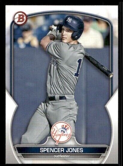 2023 Bowman Draft Spencer Jones #BD-196 New York Yankees Prospect