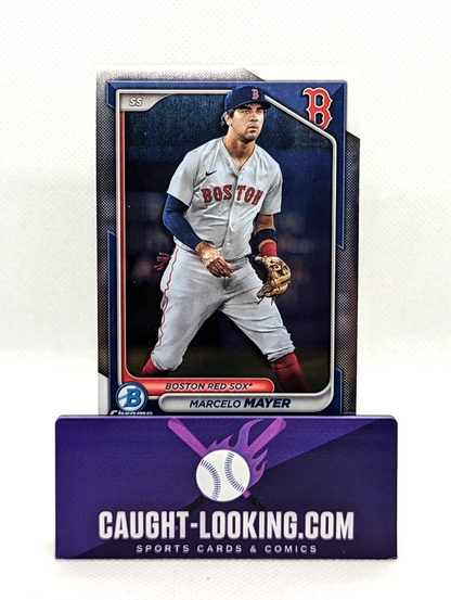 Marcelo Mayer - 2024 Bowman Base Chrome Prospect #BCP-44 - Boston Red Sox