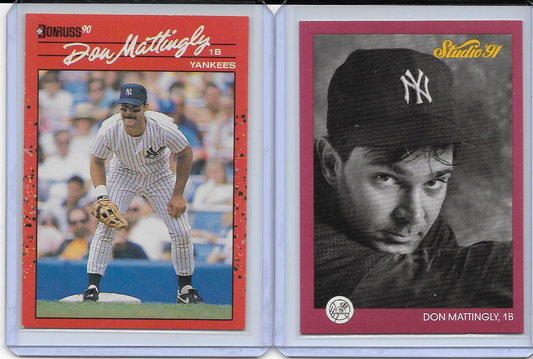 Don Mattingly NY Yankees - 34 Card Collection various cards
