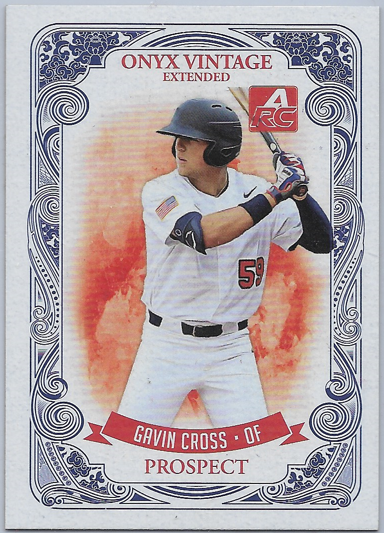 Gavin Cross #VEGC - 2021 Onyx Vintage Extended Rookie RC KC Royals