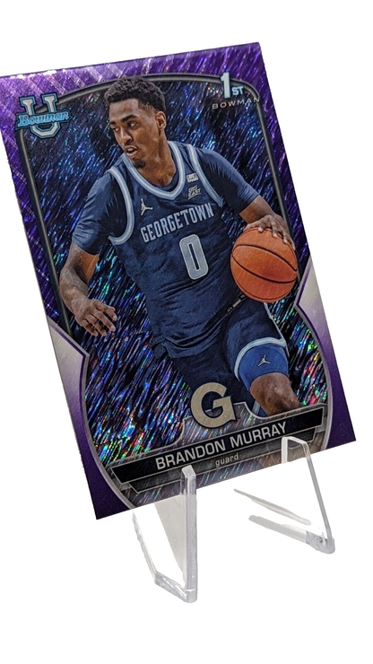 Brandon Murray [Purple Shimmer] #40 2022 Bowman Chrome University 1st Bowman