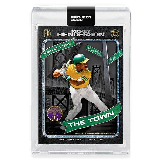 Rickey Henderson #71 2020 Topps Project 2020 1980 Style Ben Baller