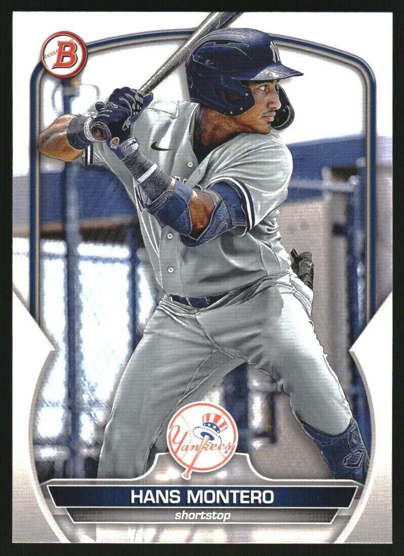 2023 Bowman Draft #BD12 Hans Montero New York Yankees Baseball Card