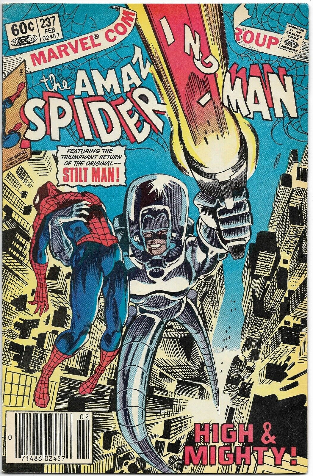 Amazing Spider-Man #237 "High & Mighty!" 1983 Marvel Comic