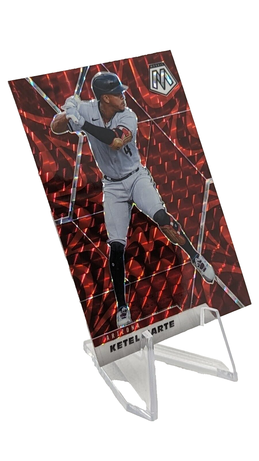 Ketel Marte [Red Mosaic] #65 2021 Panini Mosaic Arizona Diamondbacks