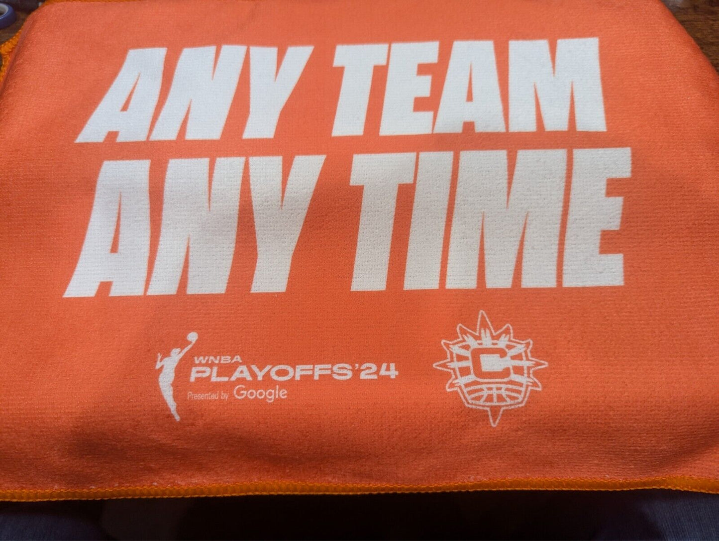 2024 WNBA PAYOFFS FAN TOWEL - R1G1 Suns vs Fever Caitlin Clark