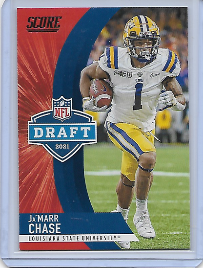 Ja'Marr Chase #D7 2021 Score Insert Rookie RC Bengals LSU