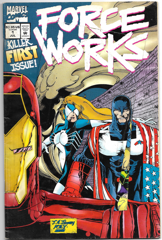 Force Works #1 - 1984 Marvel Comics - Pop-Up Cover