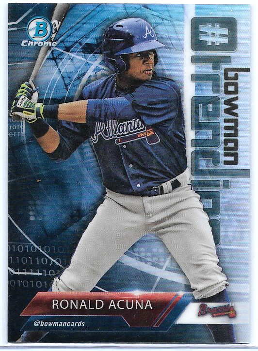 Ronald Acuna 2018 Bowman Chrome Trending #-RA