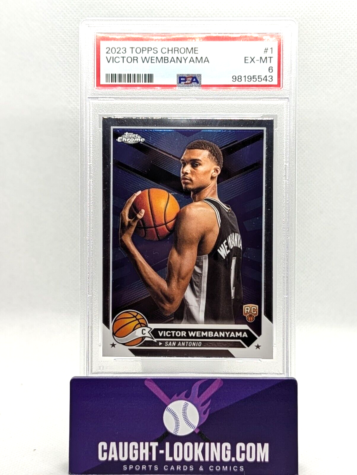 Victor Wembanyama - 2023 Topps Chrome #1 RC PSA 6