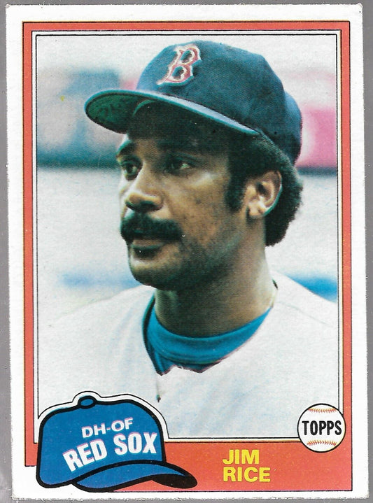 Jim Rice #500 1981 Topps - Boston Red Sox