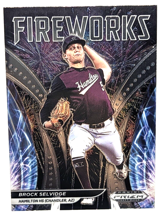 Brock Selvidge #F-BS 2021 Panini Prizm Draft Picks Yankees Prospect