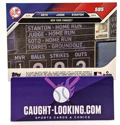 Juan Soto/Aaron Judge/Giancarlo Stanton - 2024 MLB TOPPS NOW Card 595