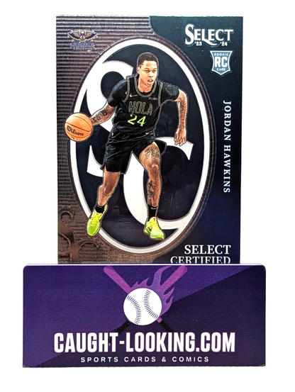 2023-24 Panini Select Jordan Hawkins Rookie Select Certified Silver Prizm #17