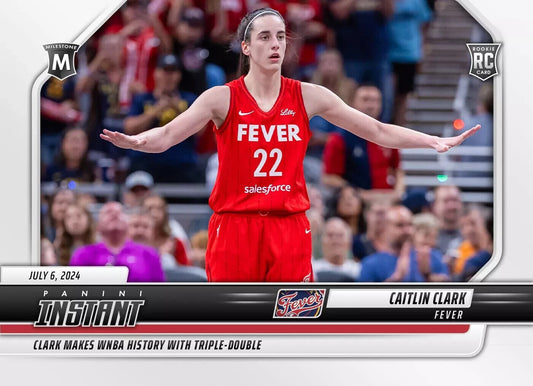 2024 Panini Instant WNBA #139 Caitlin Clark Indiana Fever RC 1st Rookie Trp-Doub