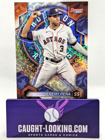 Jeremy Pena - 2023 Bowman's Best #48 Mini Diamond Refractor /299 Houston Astros