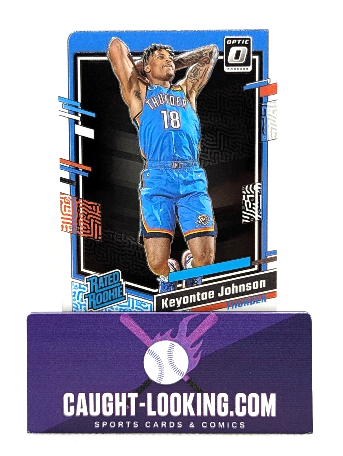 Keyontae Johnson - 2023-24 Donruss Optic #237 Oklahoma City Thunder Rated Rookie